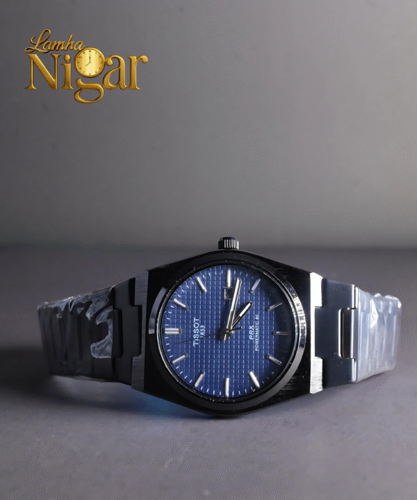 Tissot Dark Blue Dial | Black Watch for Men